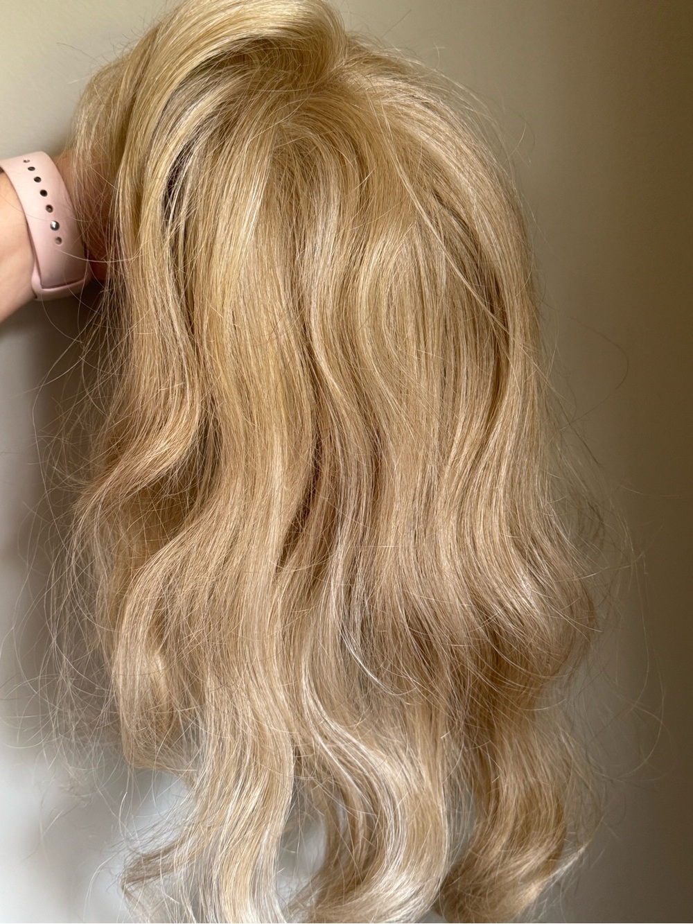 Godiva Blonde Wavy Women's Topper Hairpiece Wig